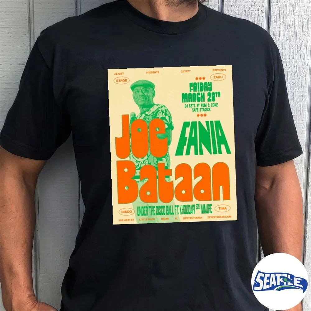 Official Joe Bataan March 20 2026 Safe Stadick Miami FL Poster t-shirt