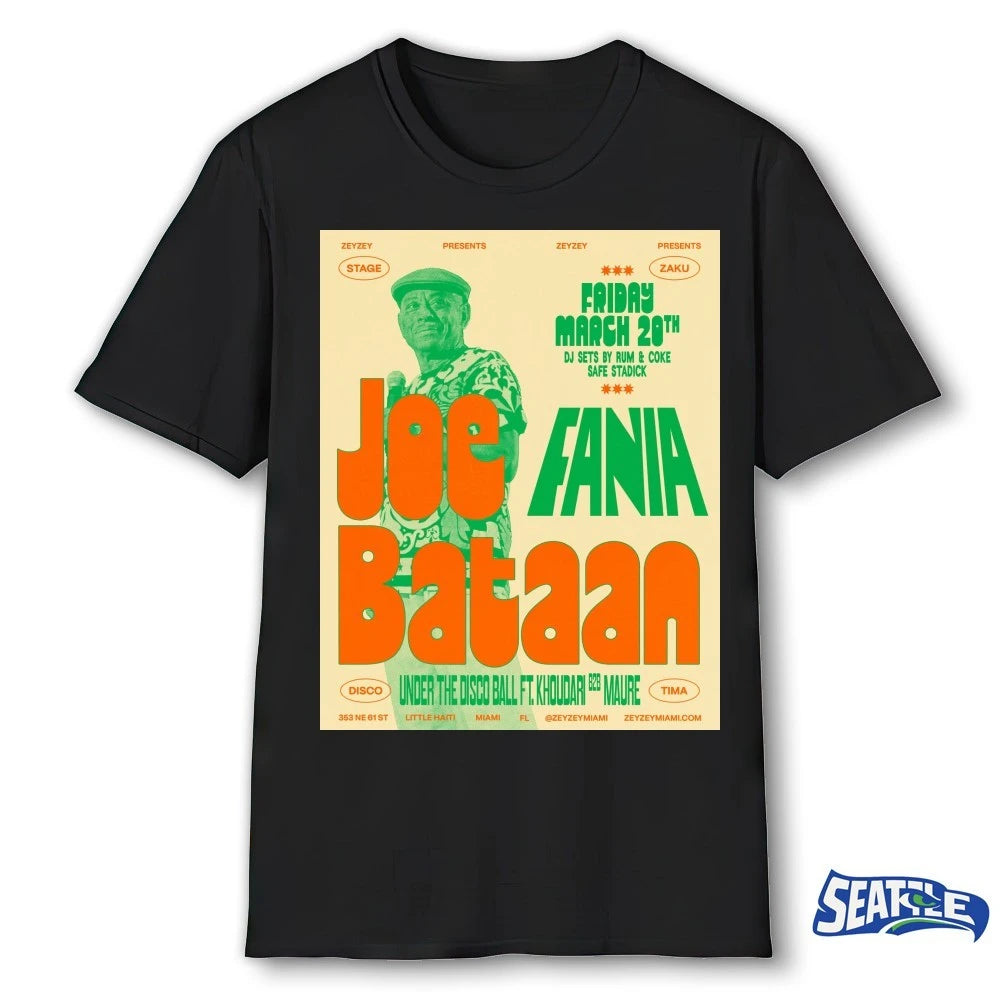 Official Joe Bataan March 20 2026 Safe Stadick Miami FL Poster t-shirt