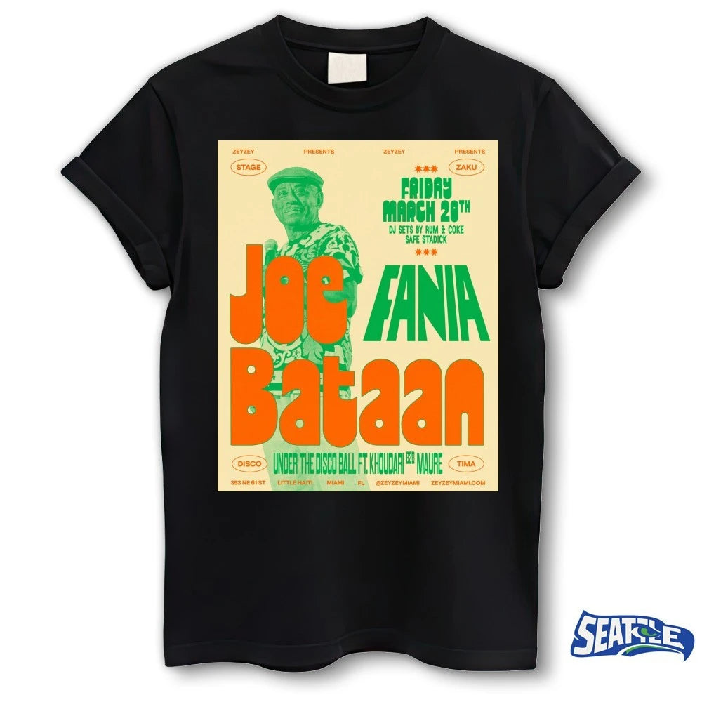Official Joe Bataan March 20 2026 Safe Stadick Miami FL Poster t-shirt