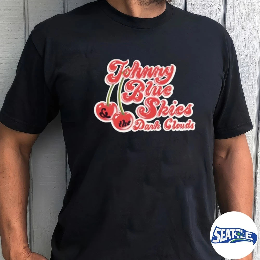 Official Johnny Blue Skies And The Dark Clouds Very Cherry t-shirt
