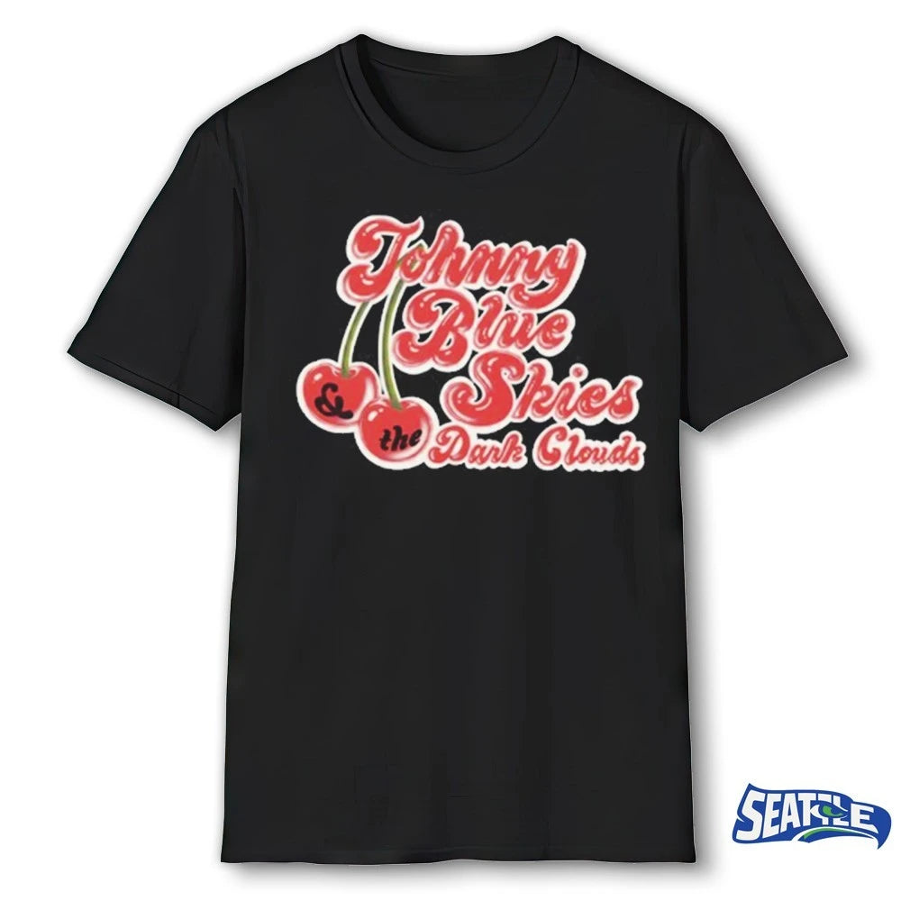 Official Johnny Blue Skies And The Dark Clouds Very Cherry t-shirt