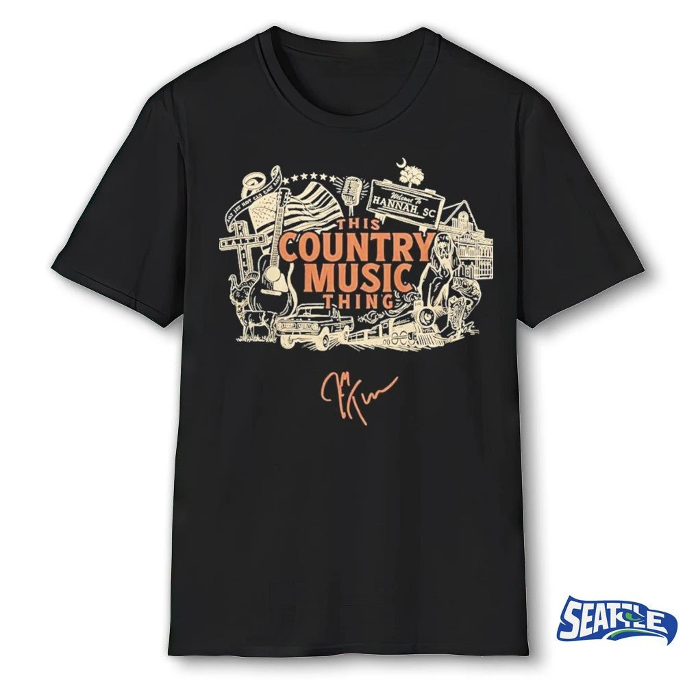 Official Josh Turner This Country Music Thing Tour Welcome To Hannah SC Signature t-shirt