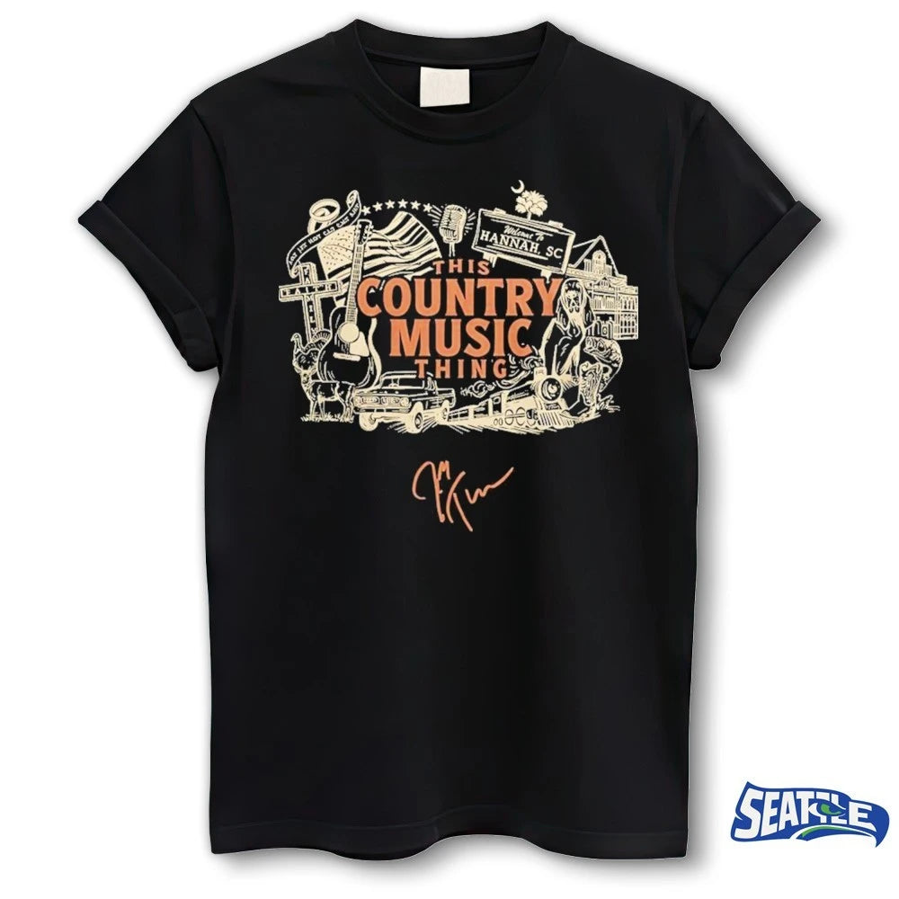 Official Josh Turner This Country Music Thing Tour Welcome To Hannah SC Signature t-shirt