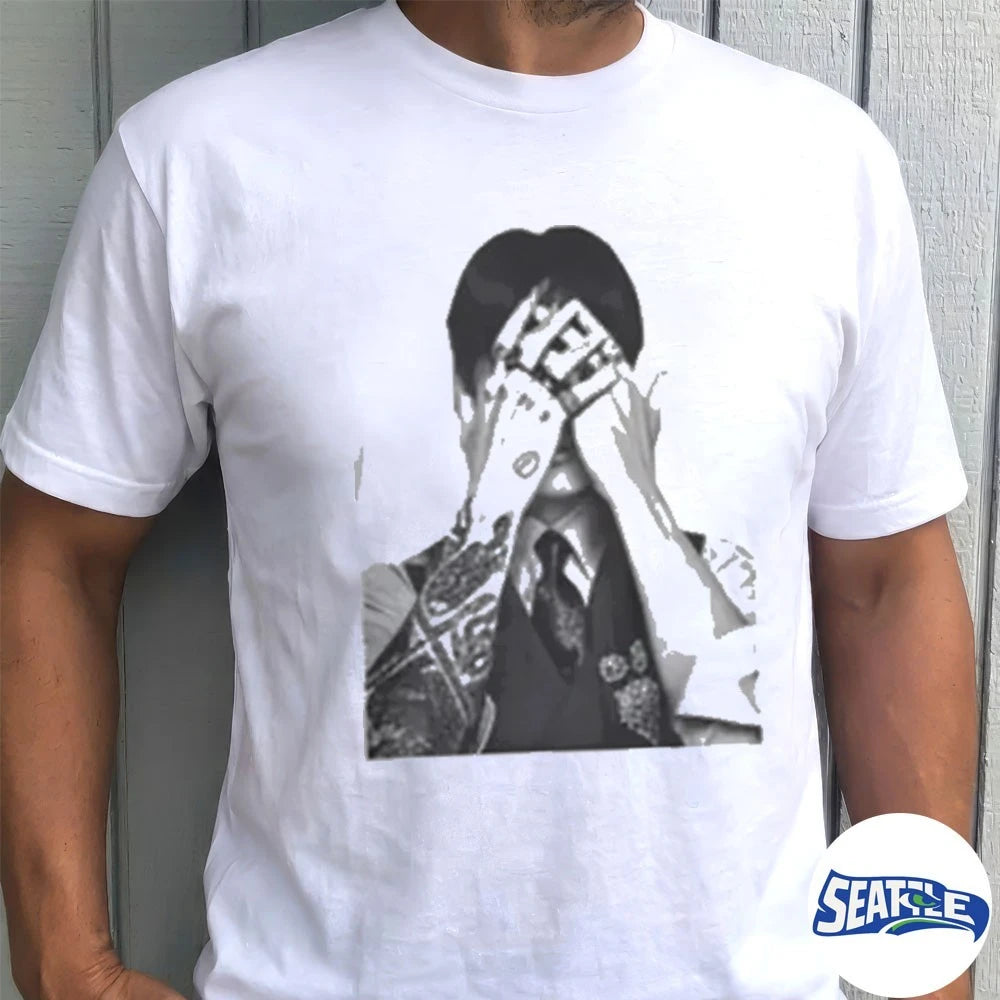 Official Jungkook Covering Face Tattoo 2026 t-shirt