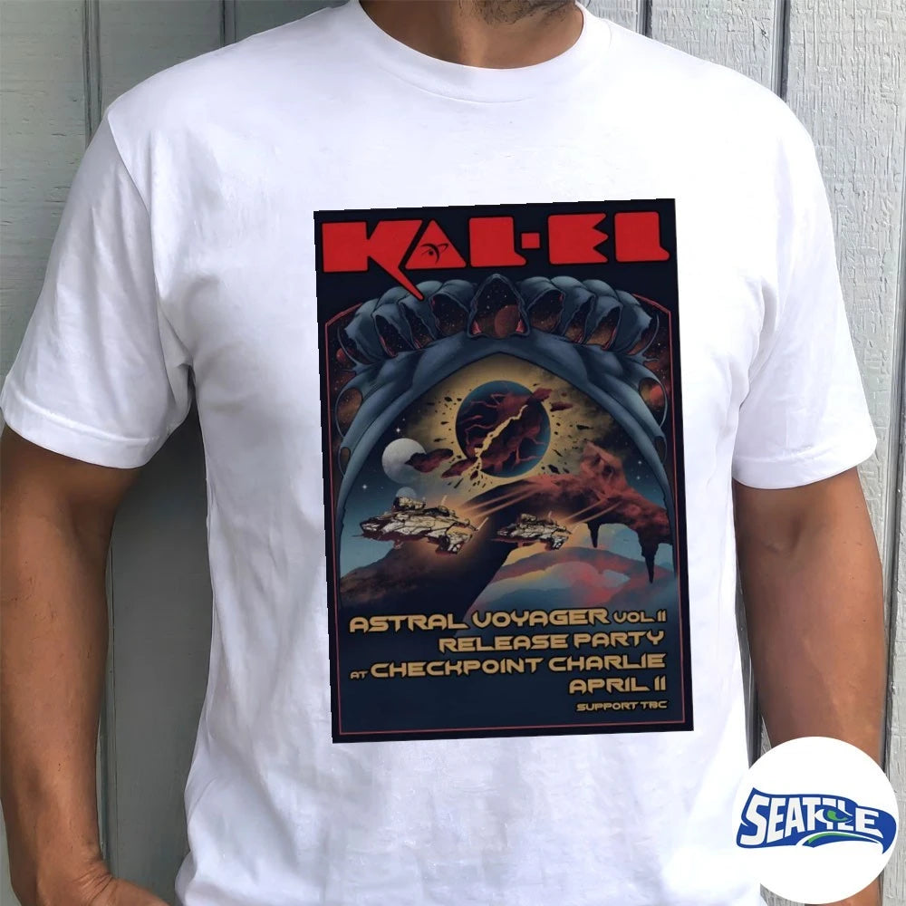 Official KAL-EL April 11 2026 Stavanger Norway Checkpoint Charlie Poster t-shirt