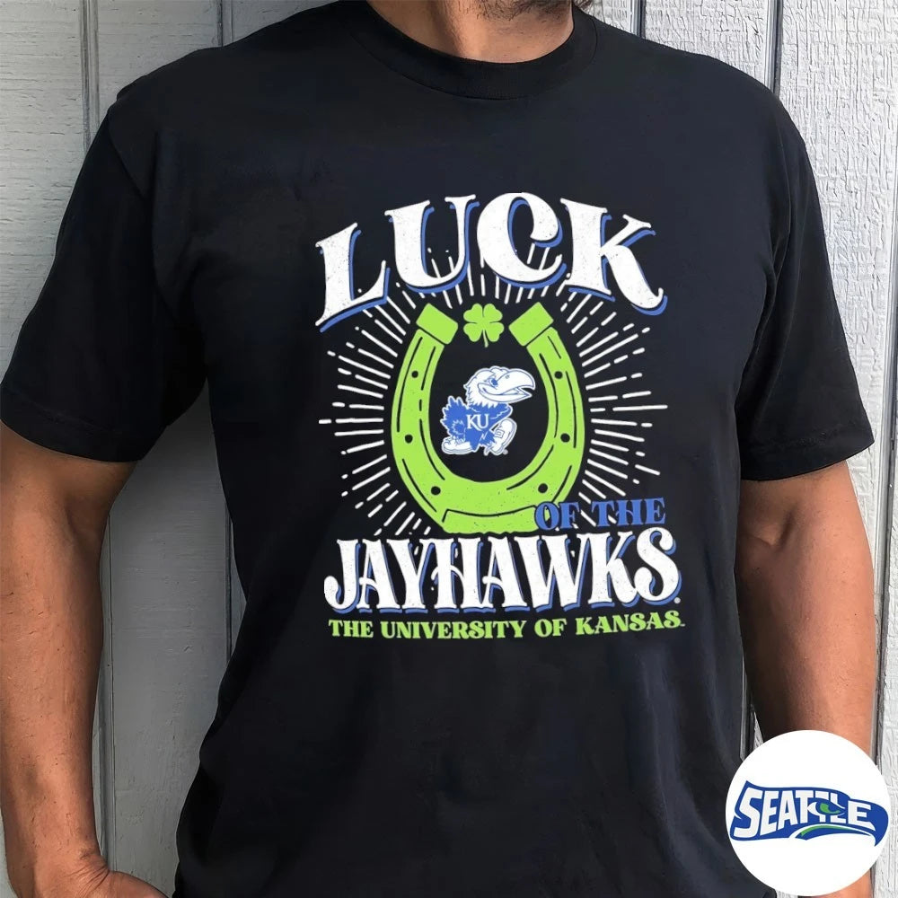 Official Kansas Jayhawks Luck of the Team The University Of Kansas t-shirt