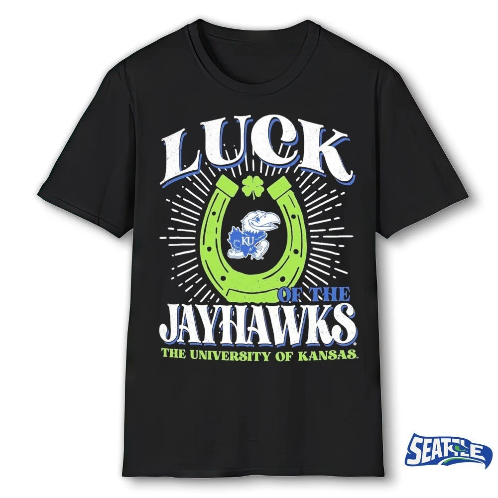 Official Kansas Jayhawks Luck of the Team The University Of Kansas t-shirt