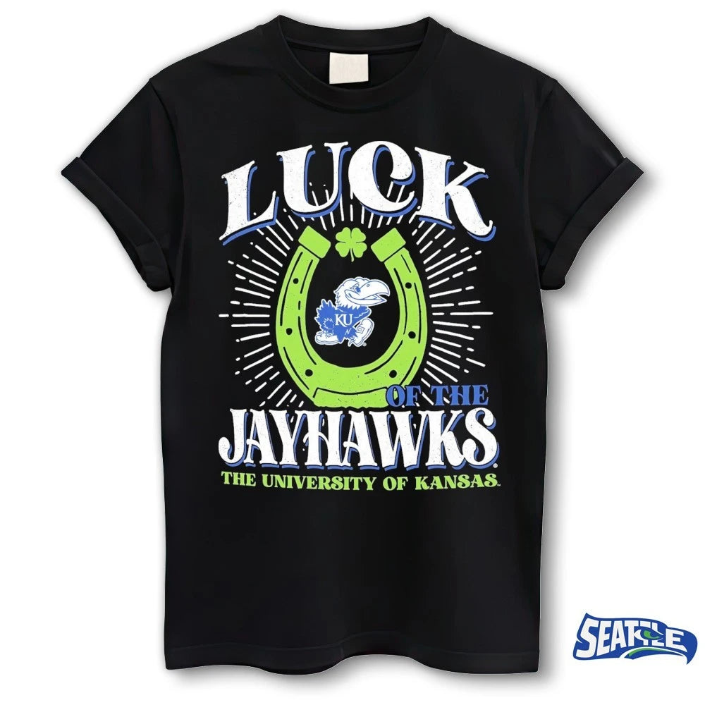 Official Kansas Jayhawks Luck of the Team The University Of Kansas t-shirt