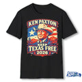 Official Ken Paxton Keep Texas Free 2026 U.S. Senate Campaign Graphic t-shirt