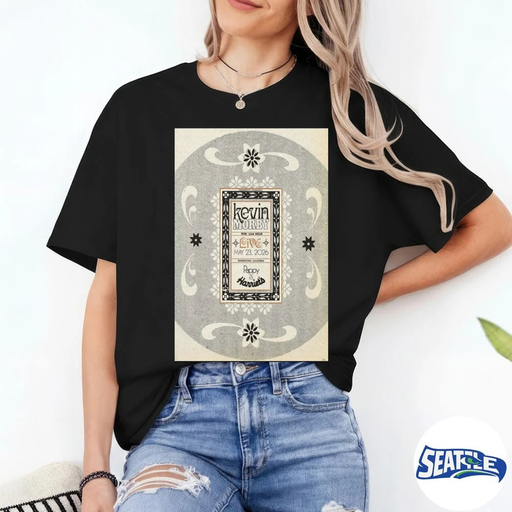 Official Kevin Morby Pappy &amp; Harriet’s Pioneertown May 23 2026 Poster t-shirt