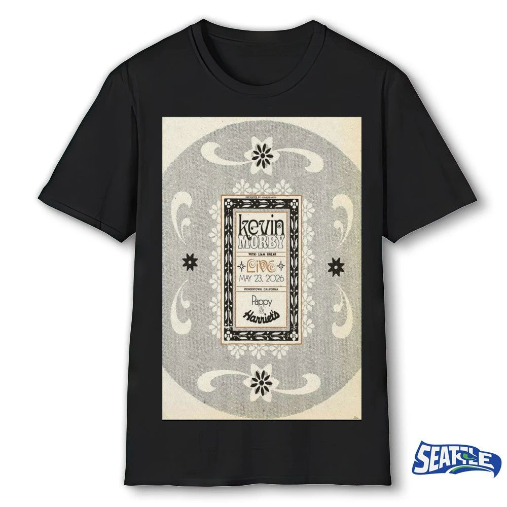 Official Kevin Morby Pappy &amp; Harriet’s Pioneertown May 23 2026 Poster t-shirt