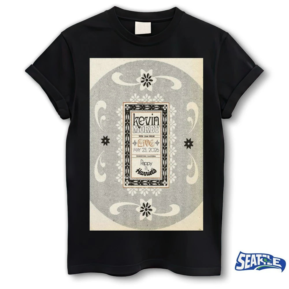 Official Kevin Morby Pappy &amp; Harriet’s Pioneertown May 23 2026 Poster t-shirt