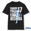 Official Kimitaka Toshiro Thank You Kazuki Mishima 17 2013-2025 t-shirt