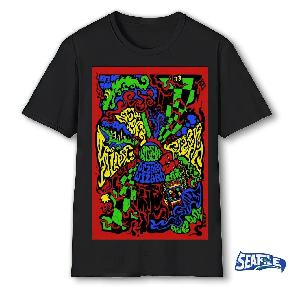 Official King Gizzard And The Lizard Wizard Forest Hills NY August 20 2026 Poster t-shirt