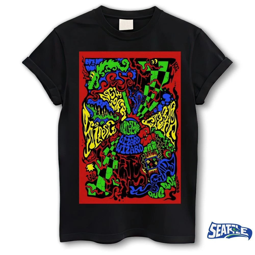 Official King Gizzard And The Lizard Wizard Forest Hills NY August 20 2026 Poster t-shirt