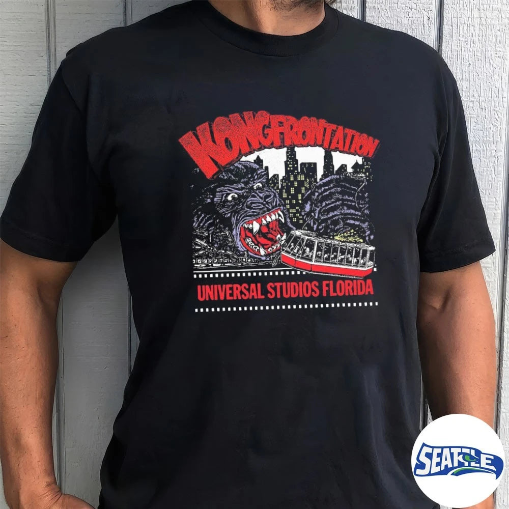 Official Kong Frontation 1991 Universal Studios Florida Graphic t-shirt