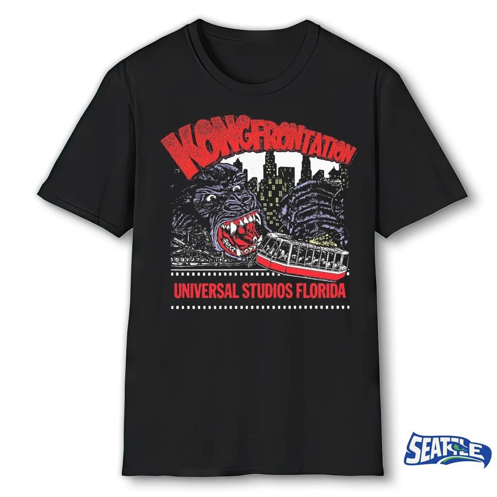 Official Kong Frontation 1991 Universal Studios Florida Graphic t-shirt