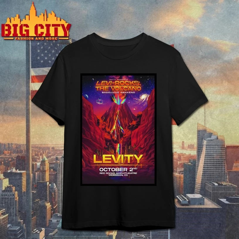 Official Levity Oct 2 2026 Red Rocks Amphitheatre In Morrison CO Poster T-shirt