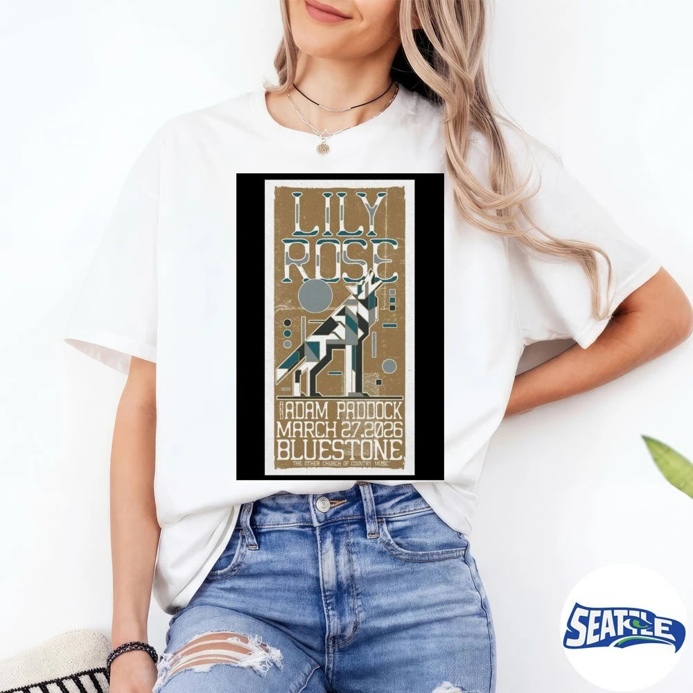 Official Lily Rose March 27 2026 Columbus OH The Other Church Of Country Music Poster t-shirt