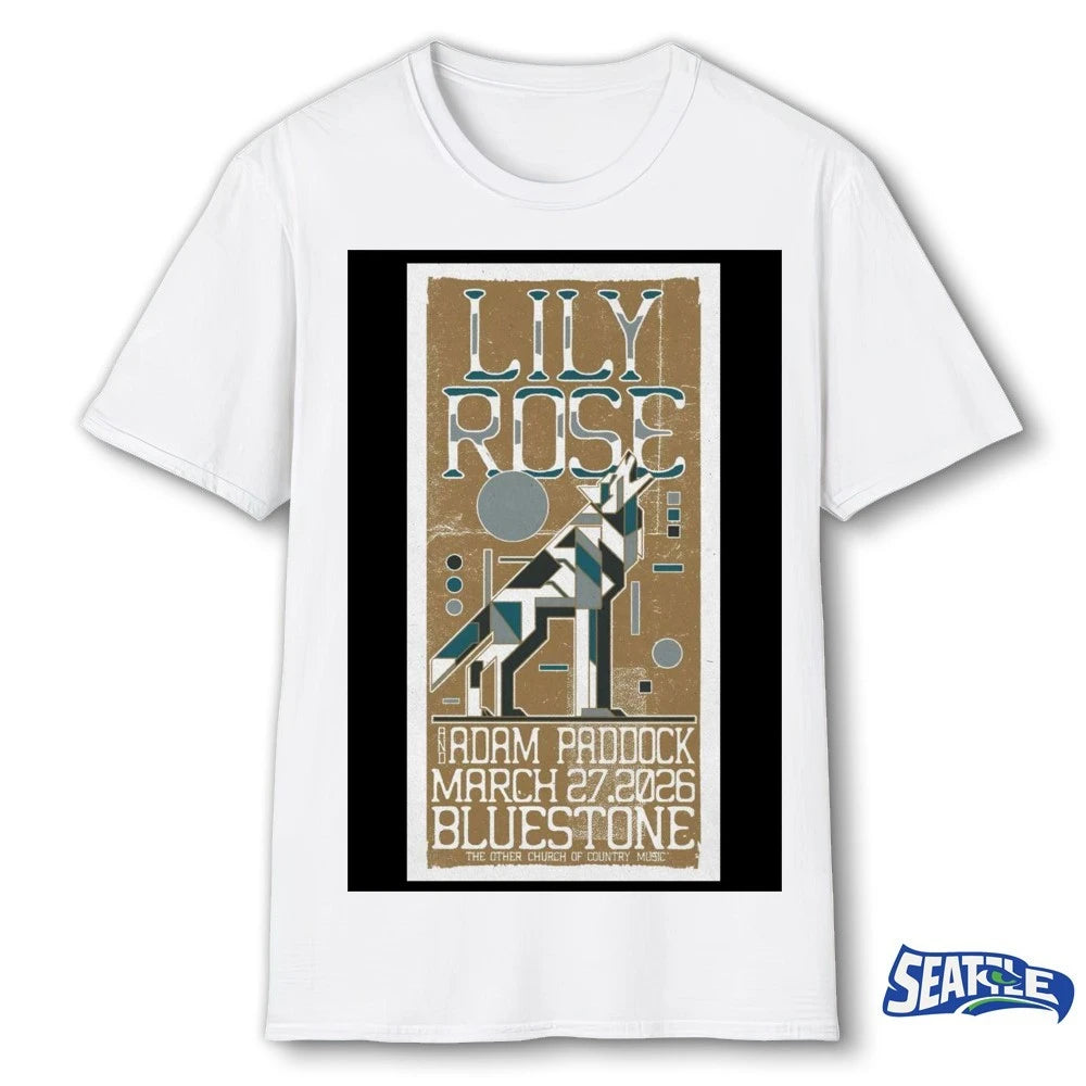 Official Lily Rose March 27 2026 Columbus OH The Other Church Of Country Music Poster t-shirt