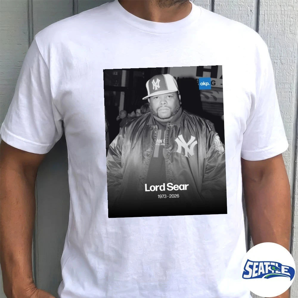 Official Lord Sear 1973 – 2026 Okayplayer t-shirt