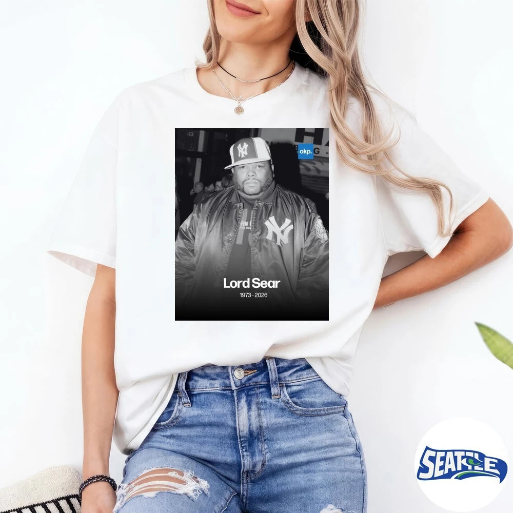 Official Lord Sear 1973 – 2026 Okayplayer t-shirt