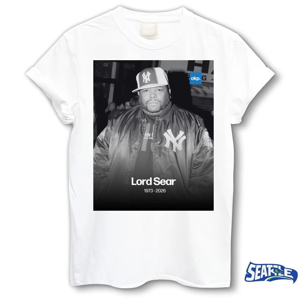 Official Lord Sear 1973 – 2026 Okayplayer t-shirt