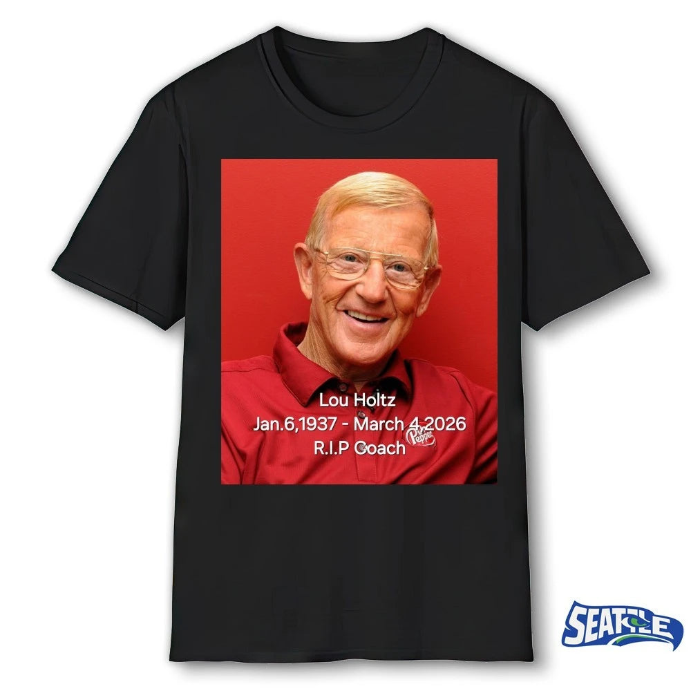 Official Lou Holtz January 6 1937 – March 4 2026 RIP Coach Johnny Cadillac Poster t-shirt