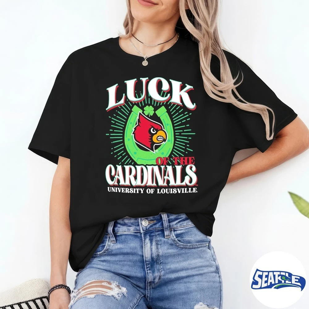 Official Louisville Cardinals Luck of the Team The University Of Louisville t-shirt