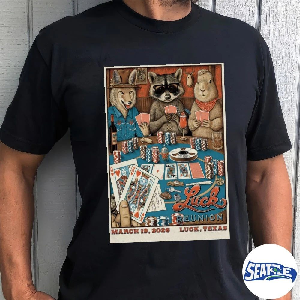Official Luck Reunion Luck TX March 19 2026 Poster t-shirt