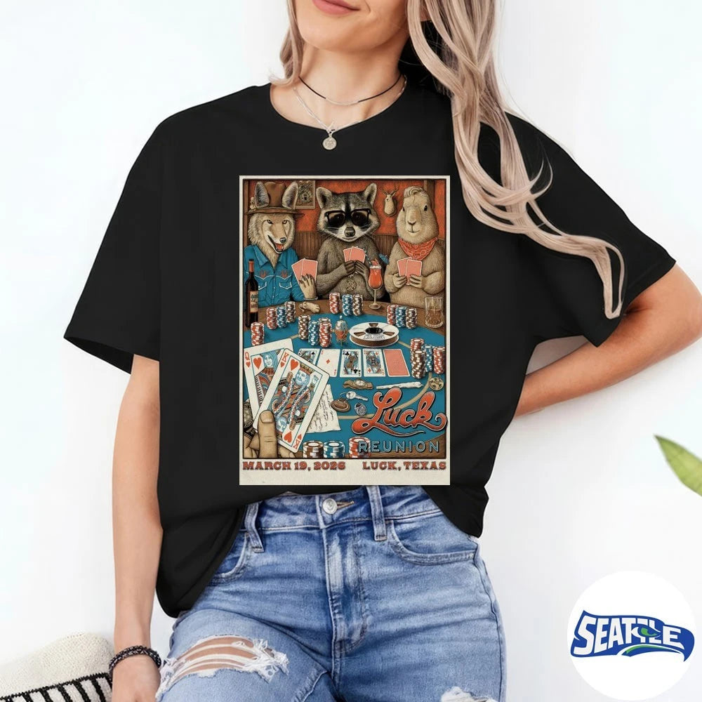 Official Luck Reunion Luck TX March 19 2026 Poster t-shirt