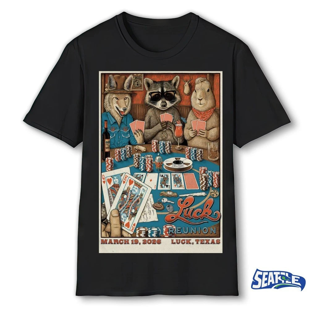 Official Luck Reunion Luck TX March 19 2026 Poster t-shirt