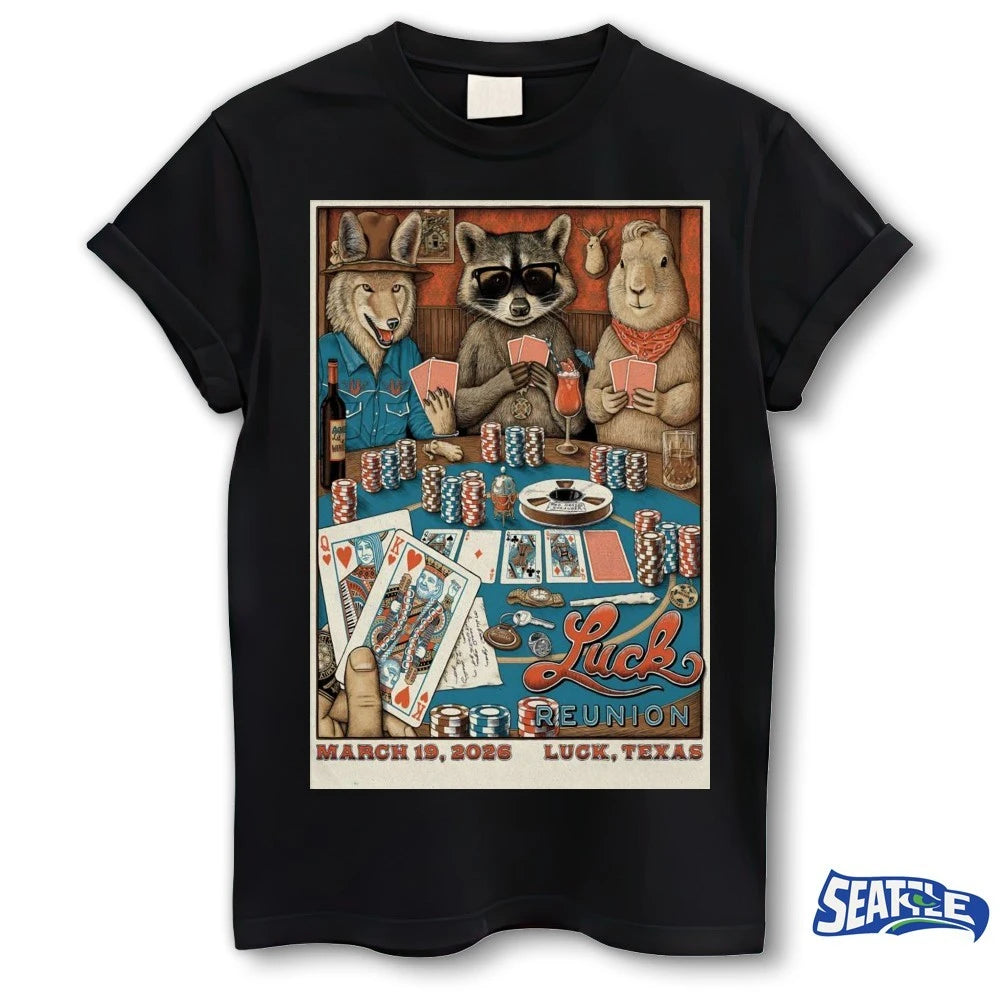 Official Luck Reunion Luck TX March 19 2026 Poster t-shirt