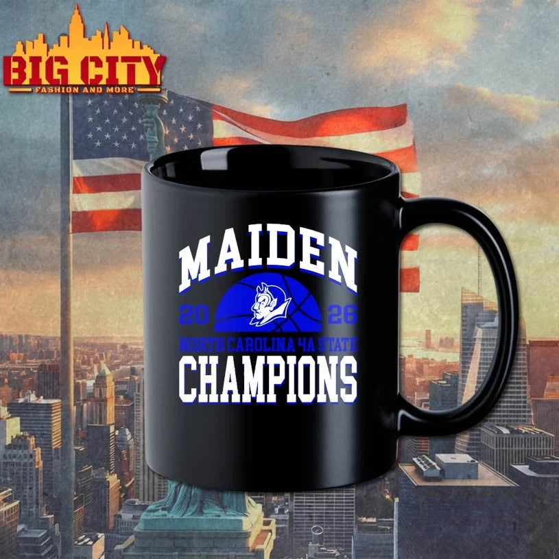 Official Maiden 2026 North Carolina 4a State Champions shirt
