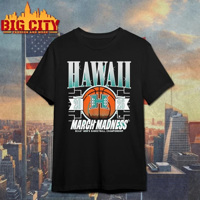 Official March Madness Hawaii Rainbow Warriors 2026 NCAA men’s basketball championship T-shirt