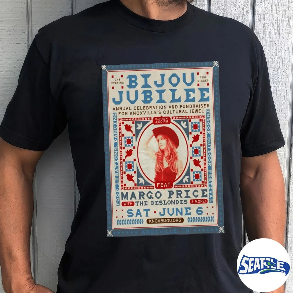 Official Margo Price Bijou Theatre In Knoxville TN June 6 2026 Poster t-shirt