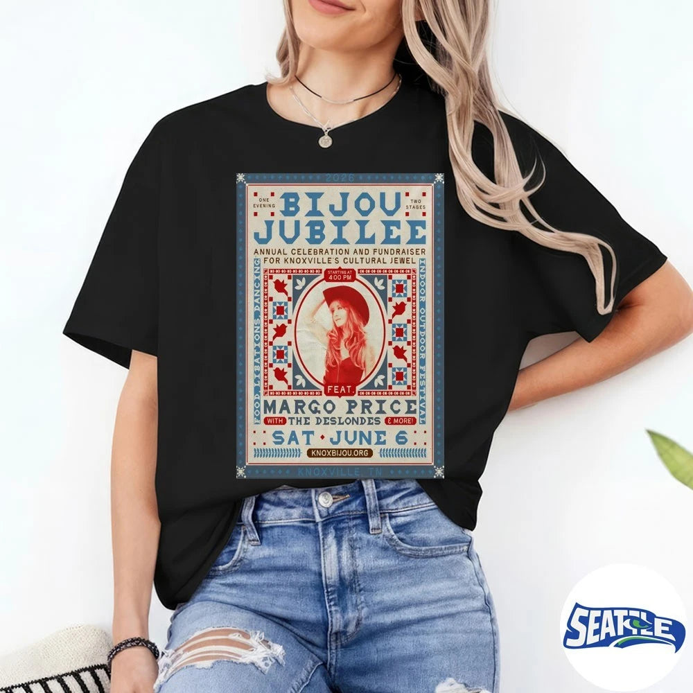 Official Margo Price Bijou Theatre In Knoxville TN June 6 2026 Poster t-shirt