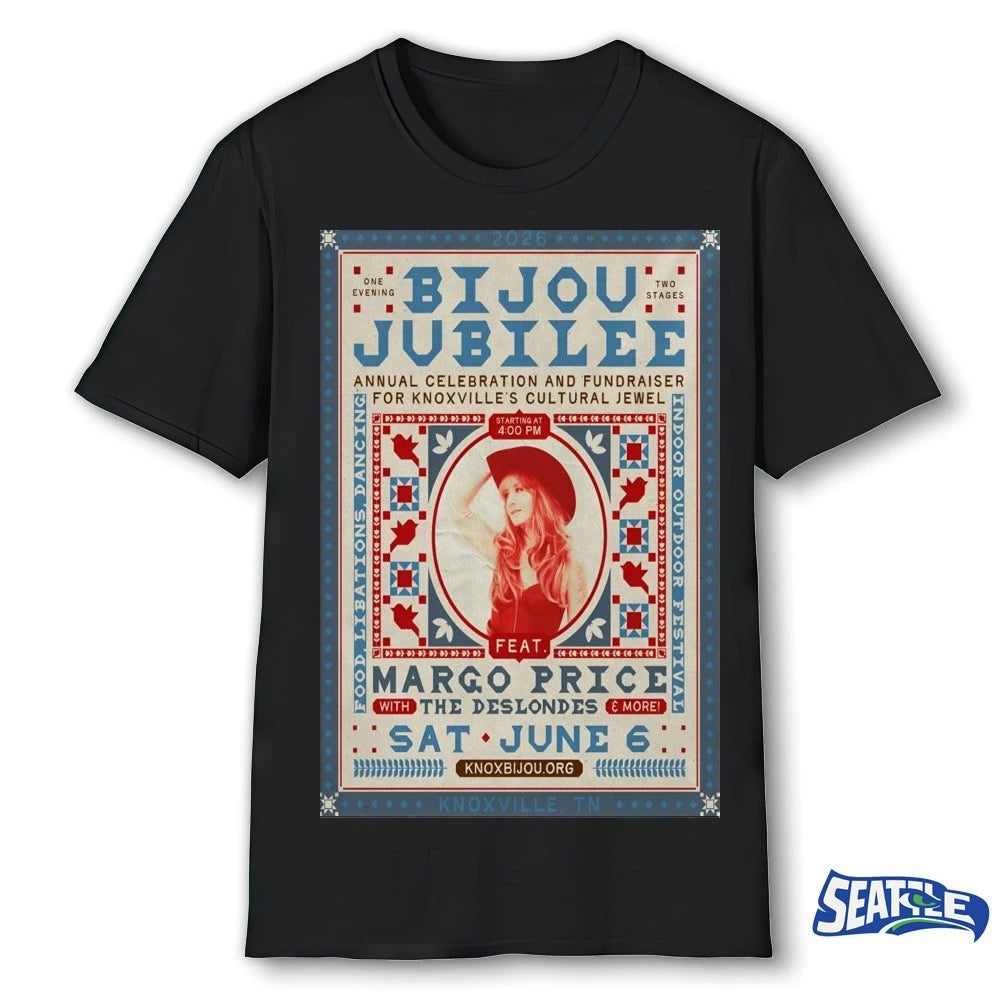 Official Margo Price Bijou Theatre In Knoxville TN June 6 2026 Poster t-shirt
