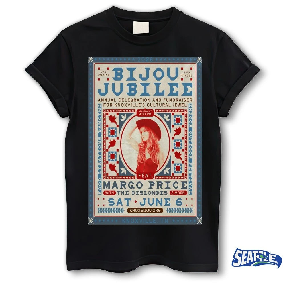 Official Margo Price Bijou Theatre In Knoxville TN June 6 2026 Poster t-shirt