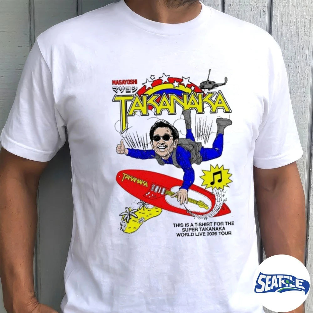 Official Masayoshi Takanaka Super Takanaka World Live 2026 Tour t-shirt