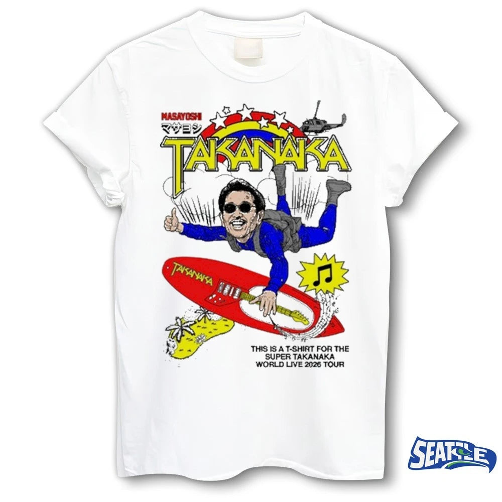 Official Masayoshi Takanaka Super Takanaka World Live 2026 Tour t-shirt