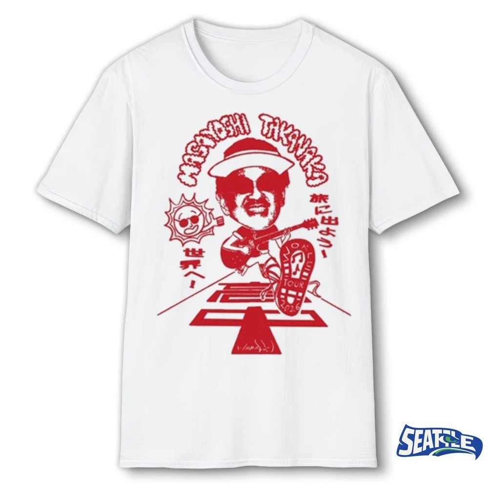Official Masayoshi Takanaka Super Takanaka World Tour 2026 t-shirt