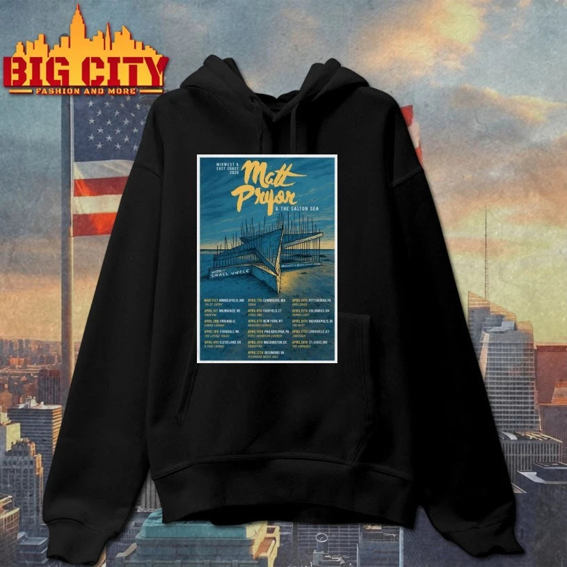 Official Matt Pryor Tour Midwest And East Coast 2026 Poster T-shirt