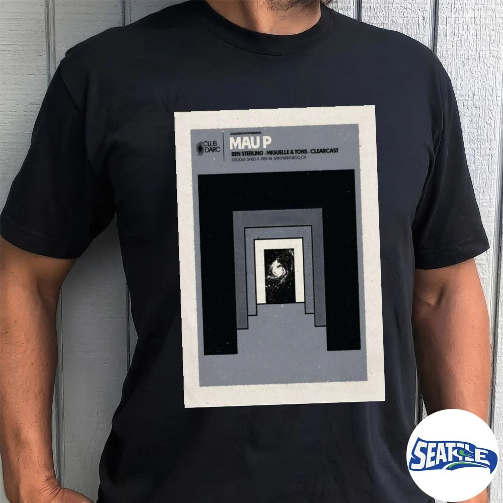 Official Mau P Ben Sterling Miguelle &amp; Tons Clearast March 13 2026 San Francisco CA Poster t-shirt