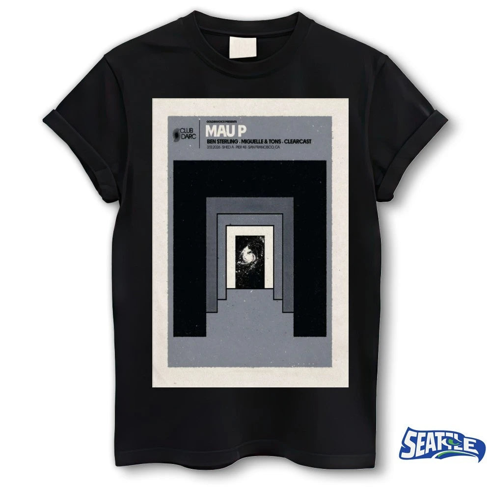 Official Mau P Ben Sterling Miguelle &amp; Tons Clearast March 13 2026 San Francisco CA Poster t-shirt
