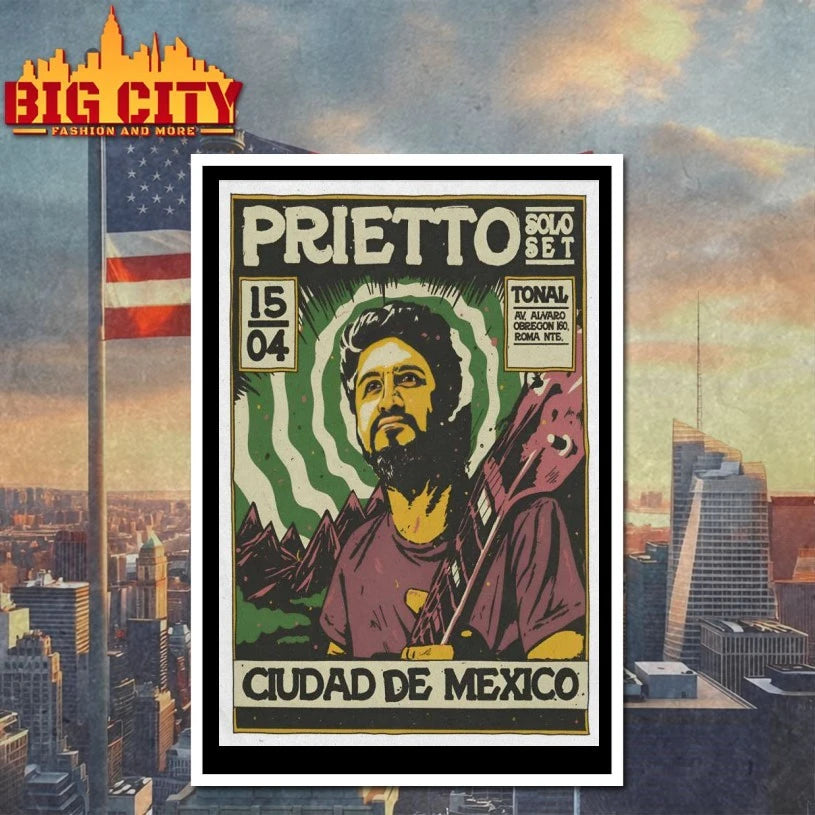 Official Maxi Prietto Mexico City 4-15-2026 Poster T-shirt