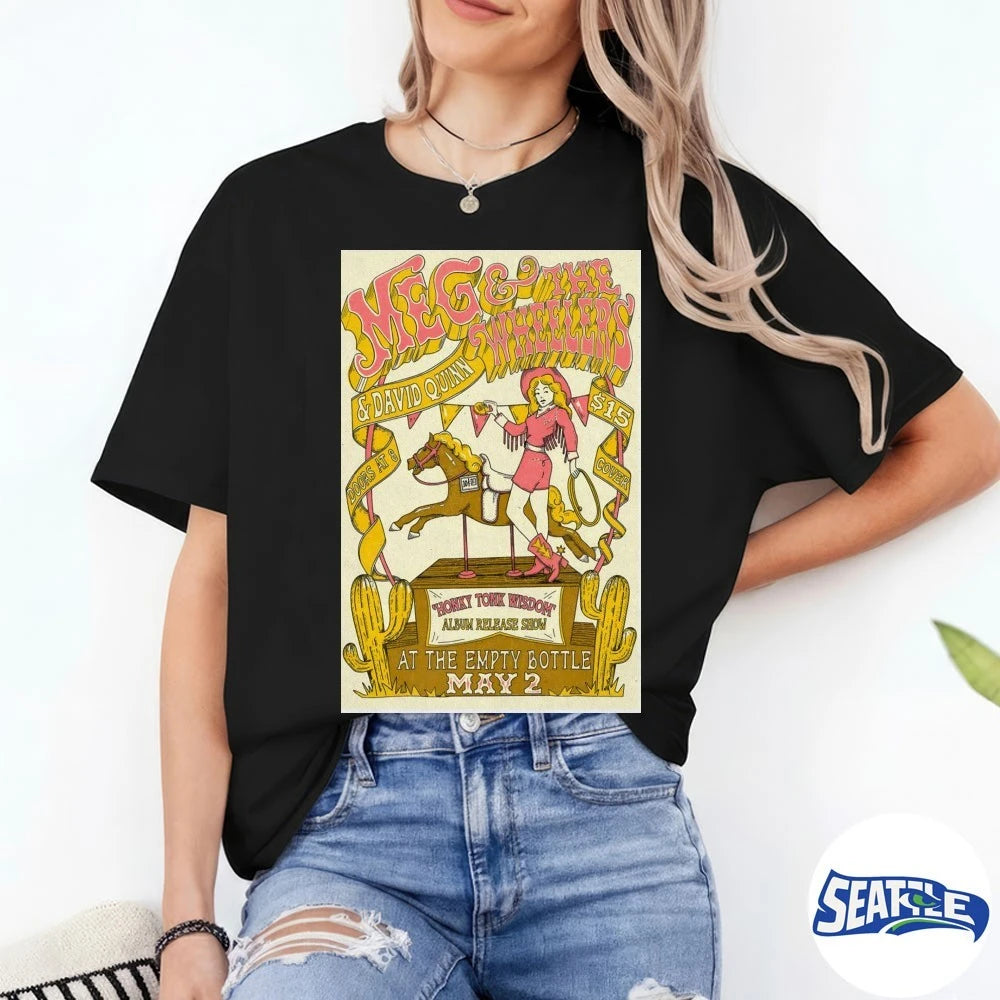 Official Meg And The Wheelers At The Empty Bottle In Chicago IL On May 2 2026 Poster t-shirt