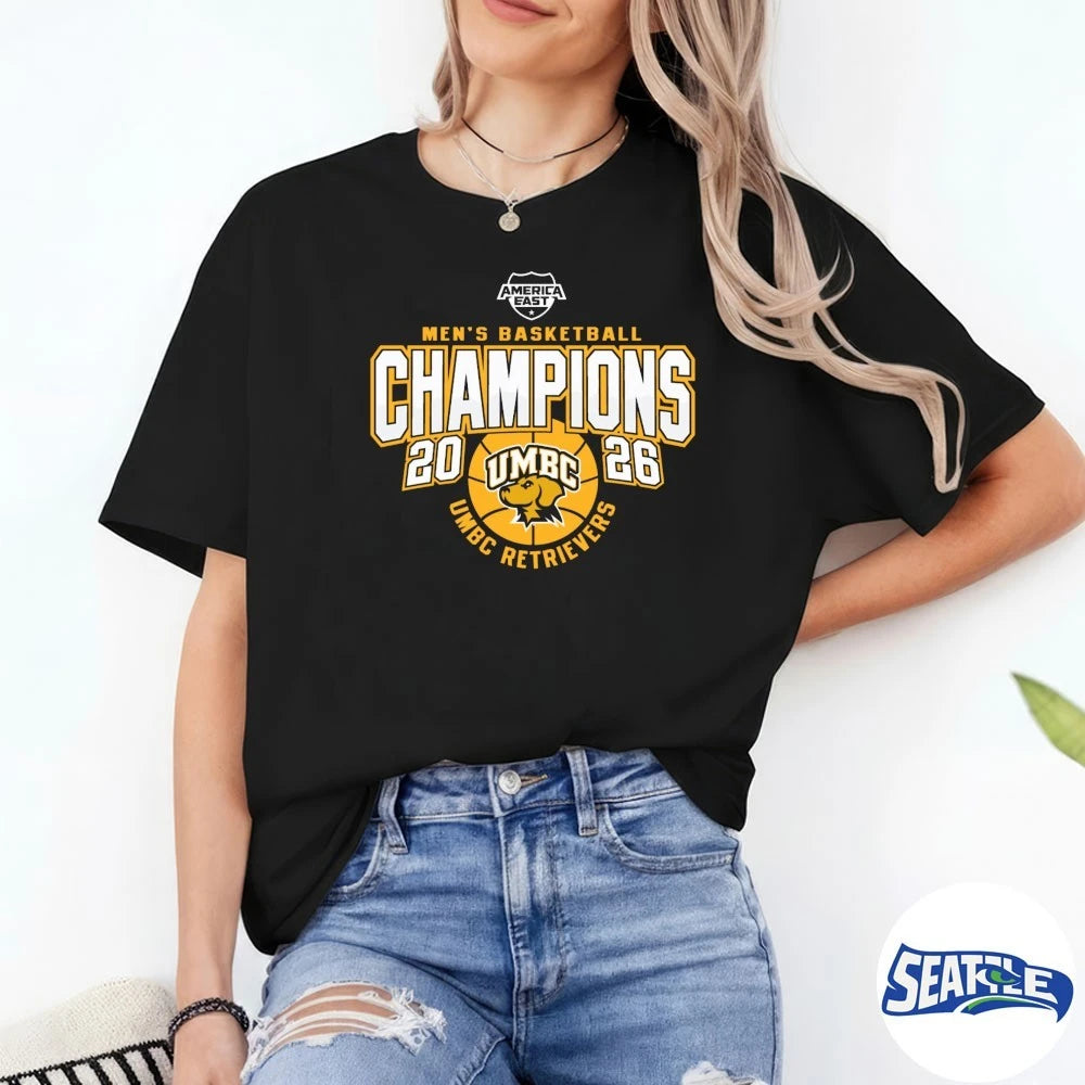 Official Men’s Basketball Champions America East 2026 Champs UMBC Retrievers t-shirt