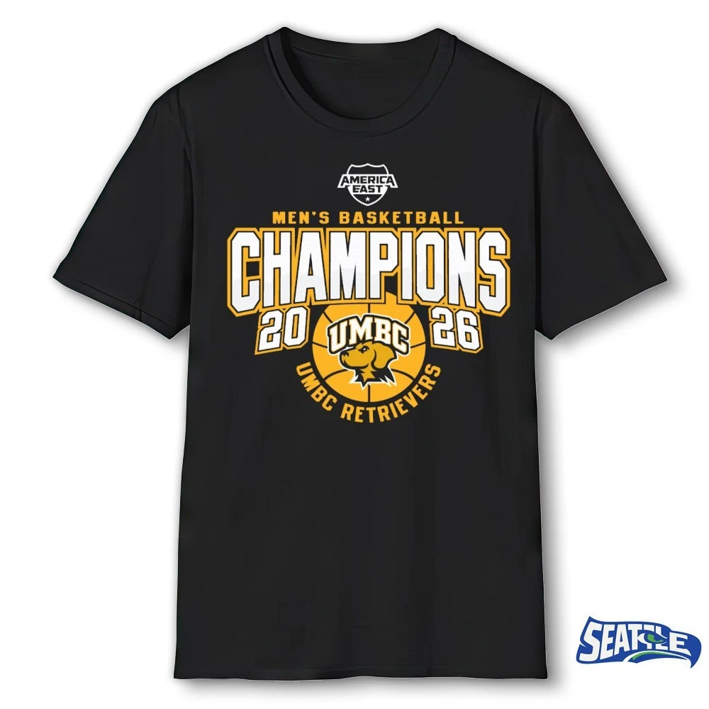 Official Men’s Basketball Champions America East 2026 Champs UMBC Retrievers t-shirt