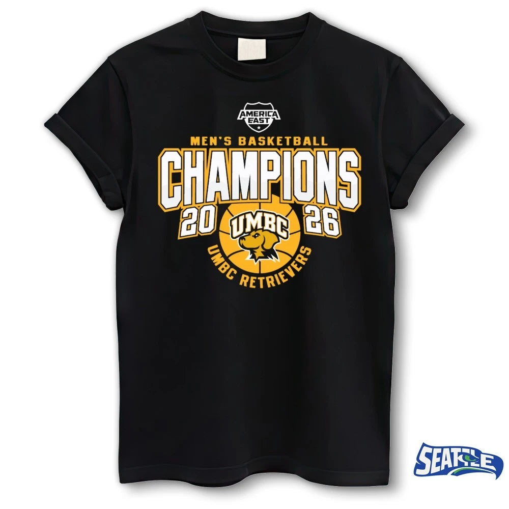 Official Men’s Basketball Champions America East 2026 Champs UMBC Retrievers t-shirt